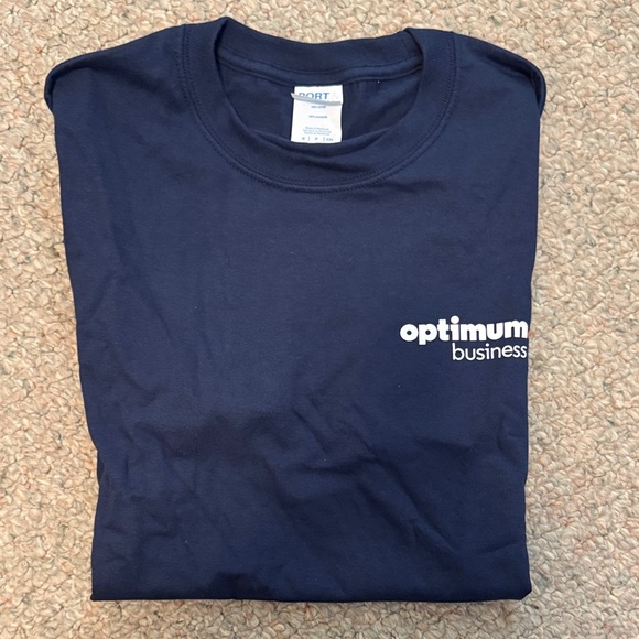 Port Authority Navy Blue Men's Short Sleeve Tee - Picture 1 of 3